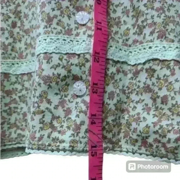 Vintage Ashley Taylor sleepwear button top size‎ M 100% cotton - Picture 4 of 6